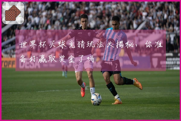 世界杯买球竞猜玩法大揭秘，你准备好赢取奖金了吗