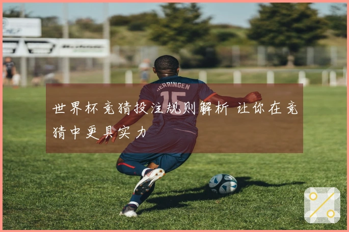 世界杯竞猜投注规则解析 让你在竞猜中更具实力